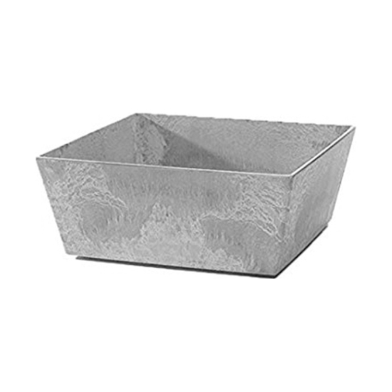 Novelty ELLA Low Square Planter - Gray