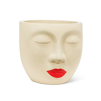 Planter - Face with Lipstick