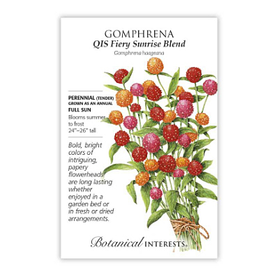 Seeds - BI Gomphrena Fiery Sunrise Blend