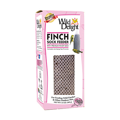 Wild Delight Finch Sock with Thistle