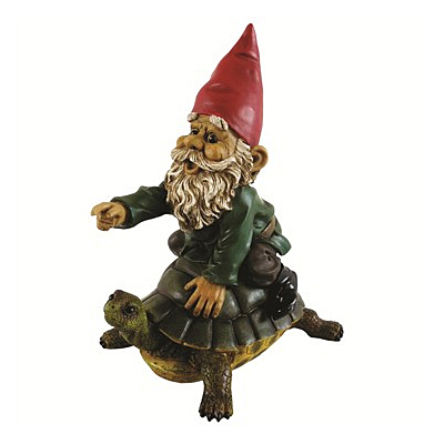 MC Garrold Gnome on Turtle