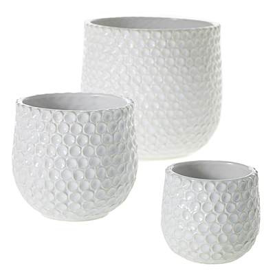 Ginny Pot - White