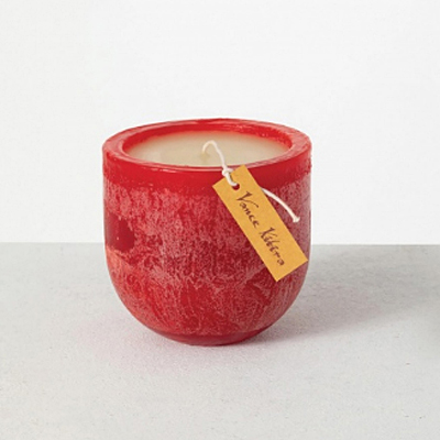 Timber Goblet Candle - Cranberry