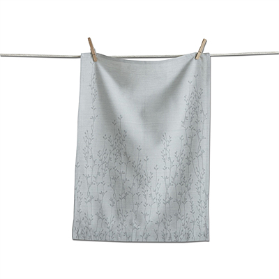 Dishtowel - Gray Vine