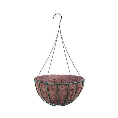 Gardman Hanging Grow Basket with Liner - Green