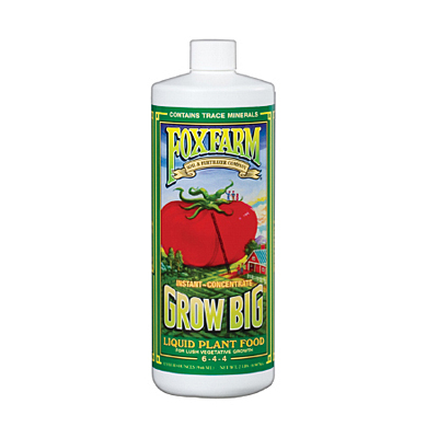 Fox Farm Grow Big Liquid Plant Food 6-4-4