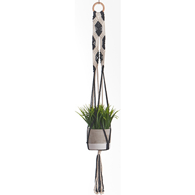 Plant Hanger Hammock B&W