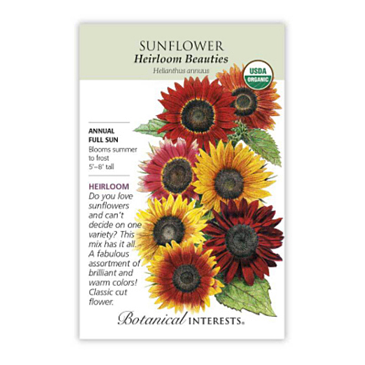 Seeds - BI Sunflowers Heirloom Beauties Org