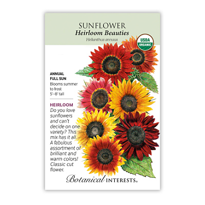 Seeds - BI Sunflower Heirloom Beauties Org