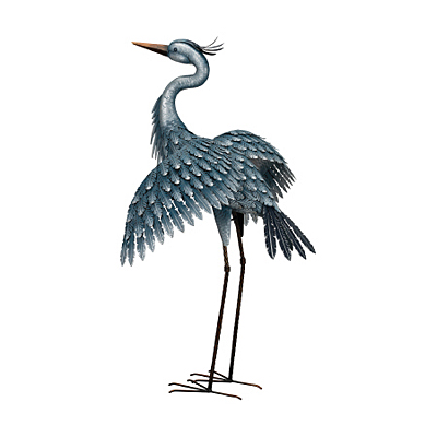 RA Metallic Blue Heron Wings Out
