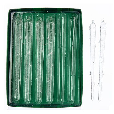 Glass Icicle Ornament