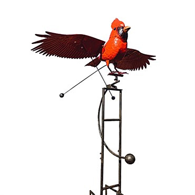 Stake - Rocking Bird Jumbo Cardinal