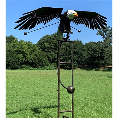 Stake - Rocking Bird Jumbo Painted Eagle