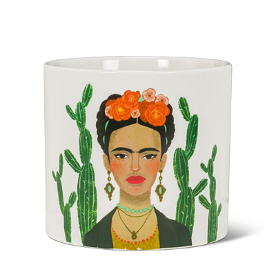 Planter - Lady & Cactus