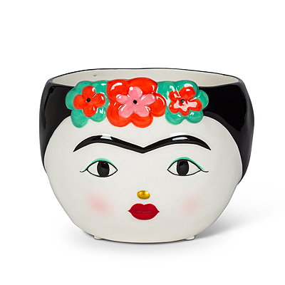 Planter - Lady with Flowers