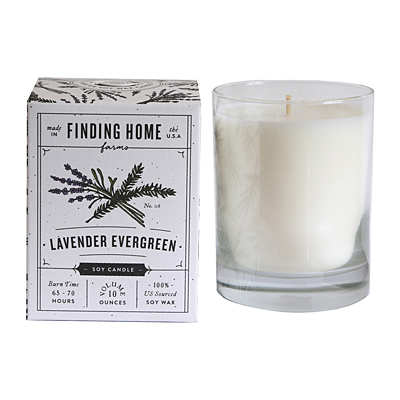 Candle - Soy, Lavender Evergreen