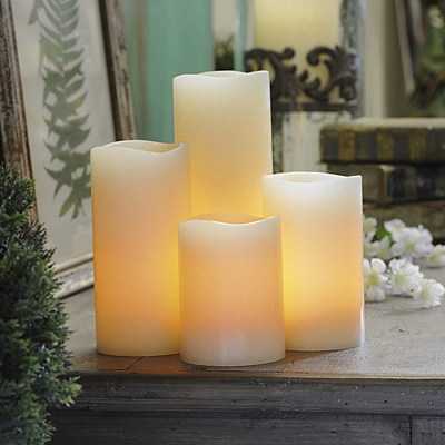 LED Candle - Black Wick