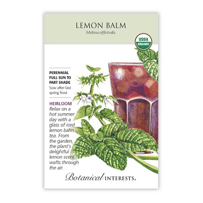 Seeds - BI Lemon Balm Org