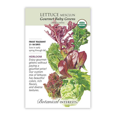 Seeds - BI Lettuce Mesclun Grmt Baby Org