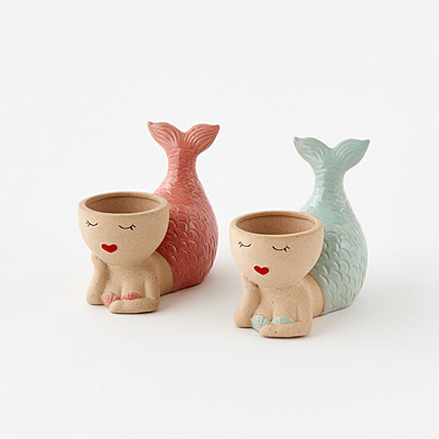 Mermaid Pot
