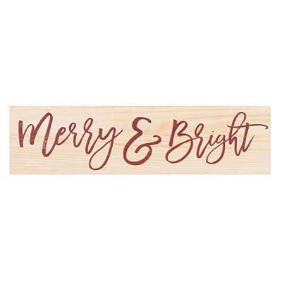 Sign - Merry & Bright