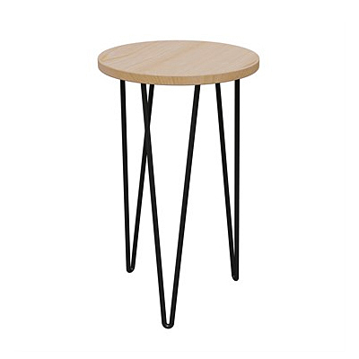 Plant Stand - Steel & Bamboo Mid Century
