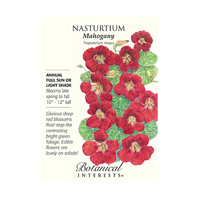 Seeds - BI Nasturtium Mahogany