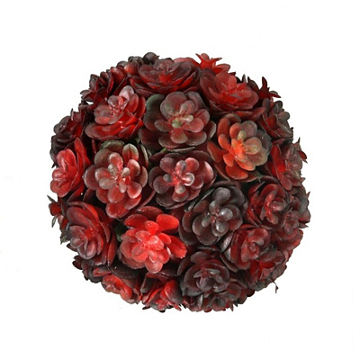 Succulent - Orb - Red/Burg