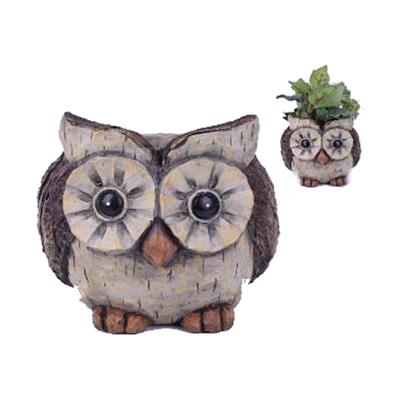 Owl Planter Resin