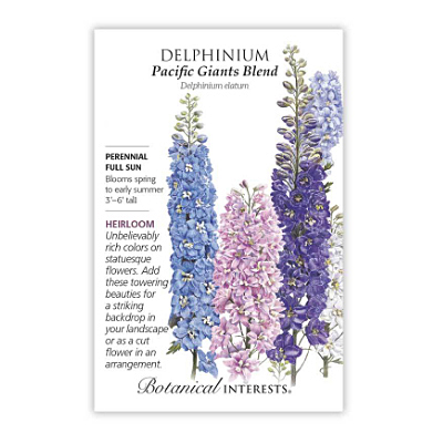 Seeds - BI Delphinium Pacific Giant Blend
