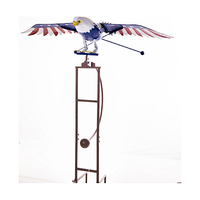 Stake - Rocking Bird Jumbo Patriotic Eagle