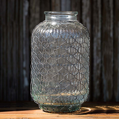 Pickle Jar with Poultry Wire