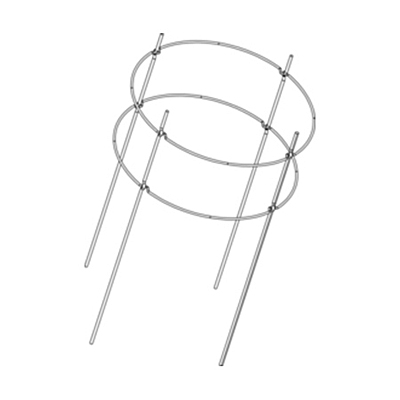 EZ Grow Folding Plant Cage - 2 Rings, 4 Legs