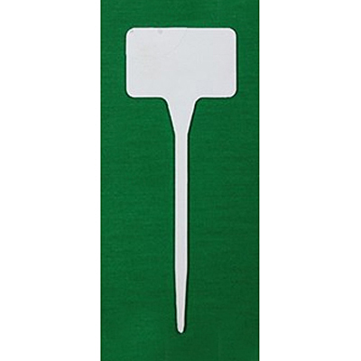 Plant Labels - Plastic White T-Stakes (10 pak)