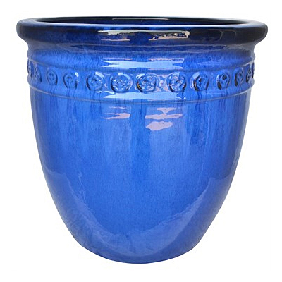 Round Planter - Light Blue