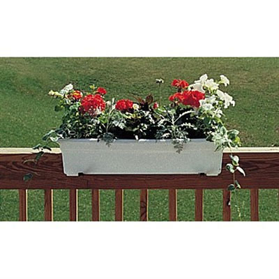 Novelty Planter Box - White