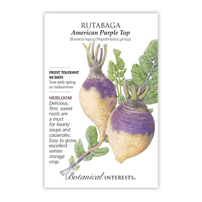 Seeds - BI Rutabaga American Purple Top