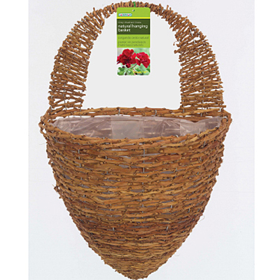 Wall Basket - Rattan Half Hive