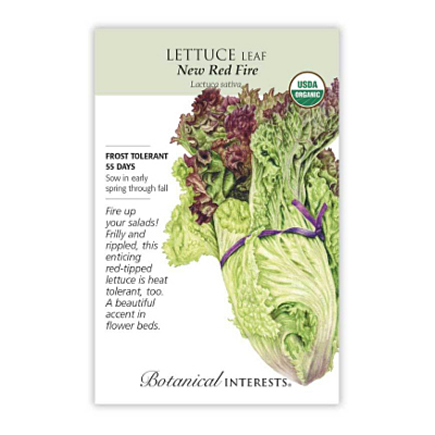 Seeds - BI Lettuce Leaf New Red Fire Org