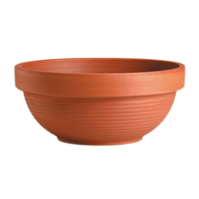 Deroma Ridged Bowl - Terra Cotta