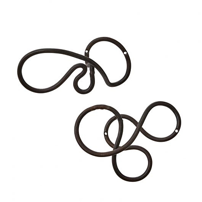Hook - Rosario Wall Black