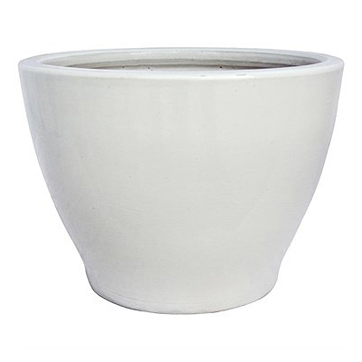 MCarr Round Planter 2876 - White