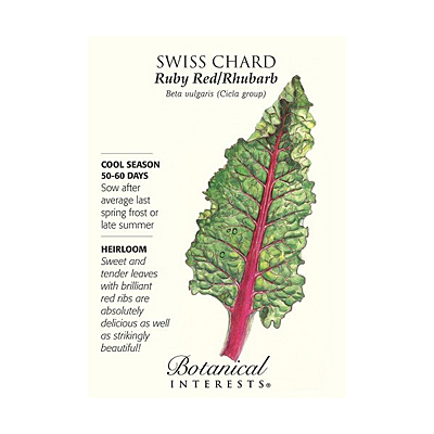 Seeds - BI Swiss Chard Ruby Red