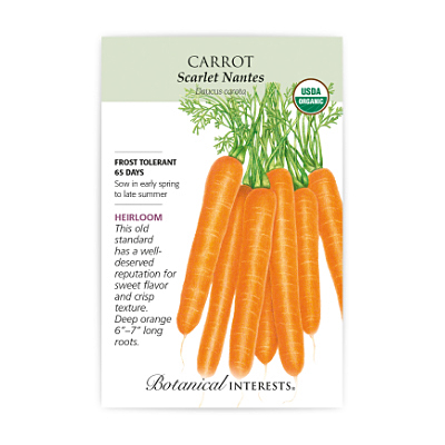 Seeds - BI Carrot Scarlet Nantes Org