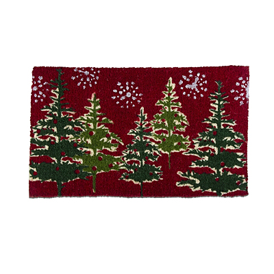 Coir Mat - Tis the Season Trees