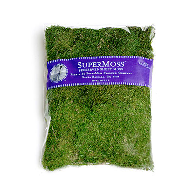 Moss - Sheet SuperMoss Preserved Bagged