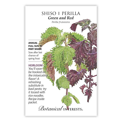 Seeds - BI Shiso Perilla Green & Red