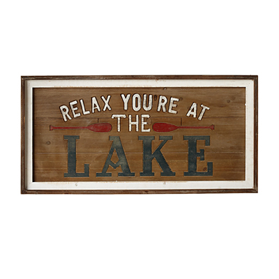 Sign - Relax You're At The Lake