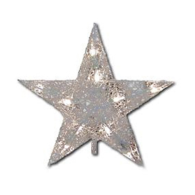 Tree Topper - Silver Wire Star, 10L