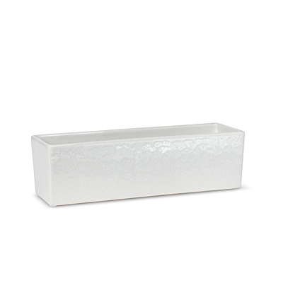 Planter - Slim White